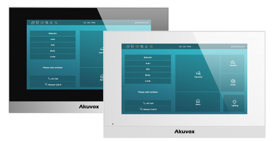 [C313S-WH] Akuvox | Svarapparat C313 - 7” Audio/Video (-, Hvit)